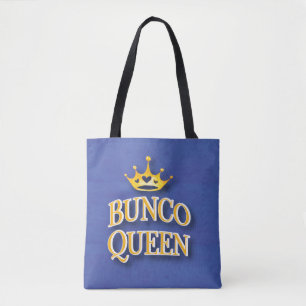 Tote Bag Aquarelle Bunco Queen Heart Crown