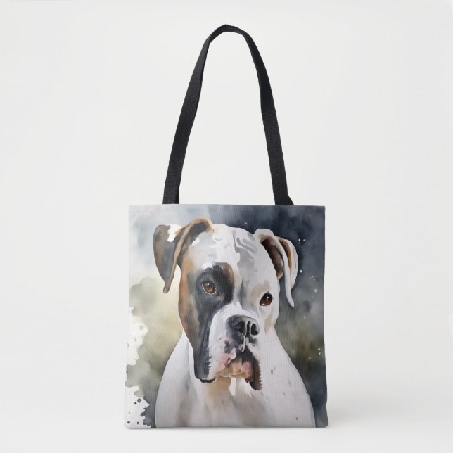 Tote Bag Aquarelle Chien (Devant)