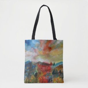 Tote Bag Aquarelle d'automne Fourre-tout