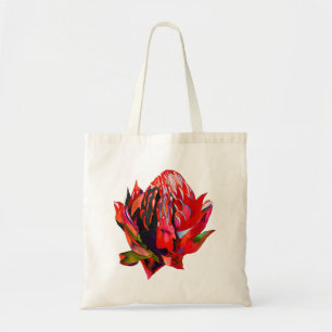 Tote Bag Aquarelle de fleurs indigènes de Waratah