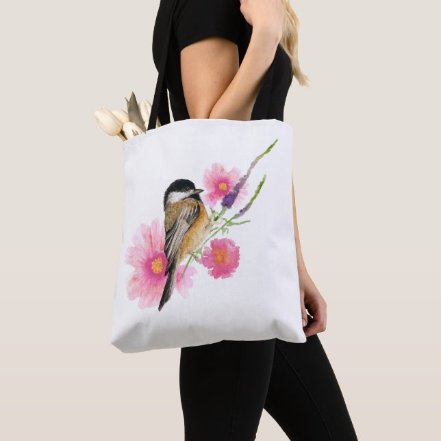 Tote Bag Aquarelle de poulet doux (De près)