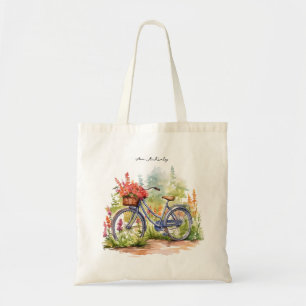 Tote Bag Aquarelle de vélo