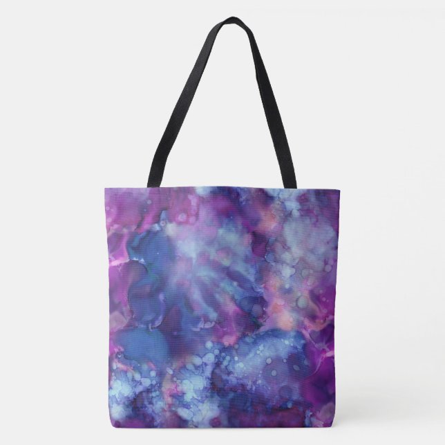 Tote Bag Aquarelle d'imaginaire - atmosphère d'espace profo (Devant)