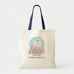 Tote Bag Aquarelle d'oiseau American Kestrel Observation d'