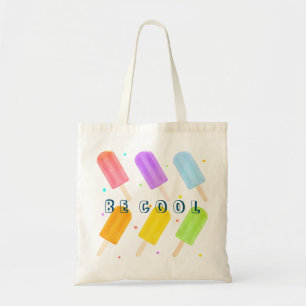Tote Bag Aquarelle estivale savoureuse Popsicle Motif