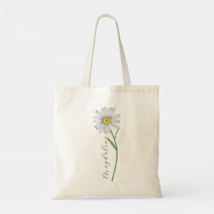 Tote Bag Aquarelle Fleur Fleur sauvage de marais Nom du scr