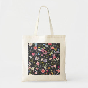 Tote Bag Aquarelle Florale : Motif d'été doux.