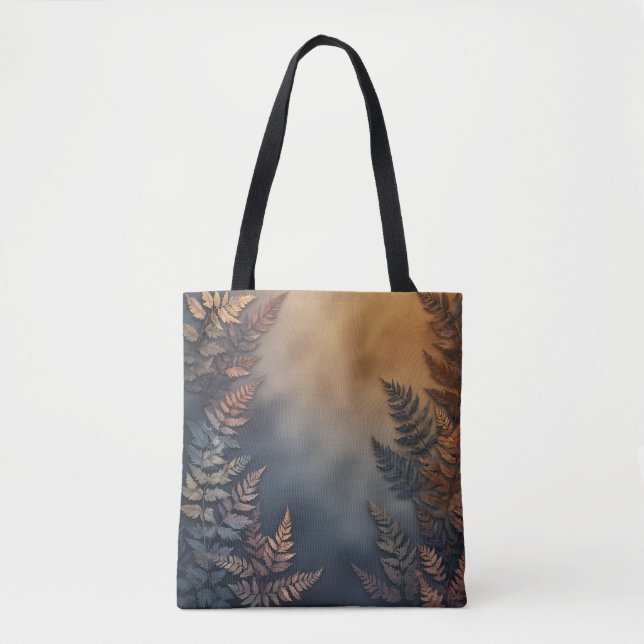 Tote Bag Aquarelle Forest Fern Fourre-tout (Devant)