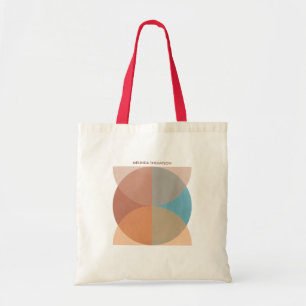 Tote Bag Aquarelle géométrique Abstraite moderne