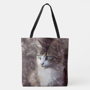 Tote Bag Aquarelle Kitten
