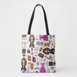 Tote Bag Aquarelle magique Hermione Granger