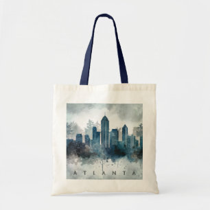 Tote Bag Aquarelle moderne Atlanta Georgia stylisée