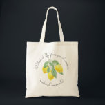 Tote Bag Aquarelle moderne Boho Lemon Wedding Favoriser<br><div class="desc">Citron été préférez le sac de douche nuptiale. Le texte peut être modifié en utilisant à droite le menu "Détails". Pour tout adapter à vos besoins, cliquez sur le bouton "Personnaliser" et vous pouvez modifier le style et la couleur du texte. Veuillez me contacter si vous avez besoin d'aide, pour...</div>