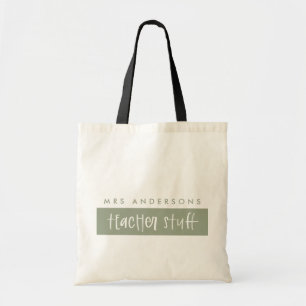 Tote Bag Aquarelle moderne petit budget enseignant cadeau f