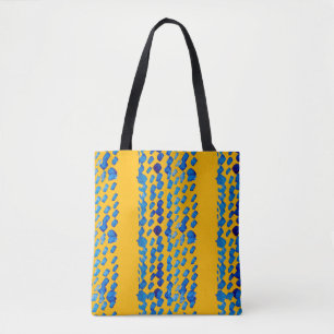 Tote Bag Aquarelle motif transparent avec taches abstraites