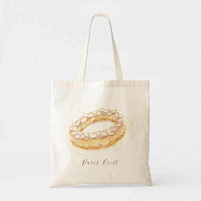 Tote Bag Aquarelle Paris-Brest (Devant)