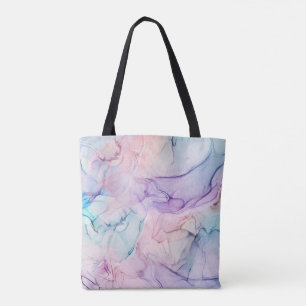 Tote Bag Aquarelle Pastel Ethérée Diaphane Encre Fantastiqu