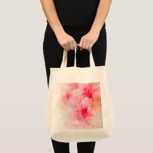 Tote Bag Aquarelle rose Pétale Élégance