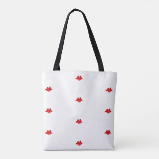 Tote Bag Aquarelle rouge lèvres