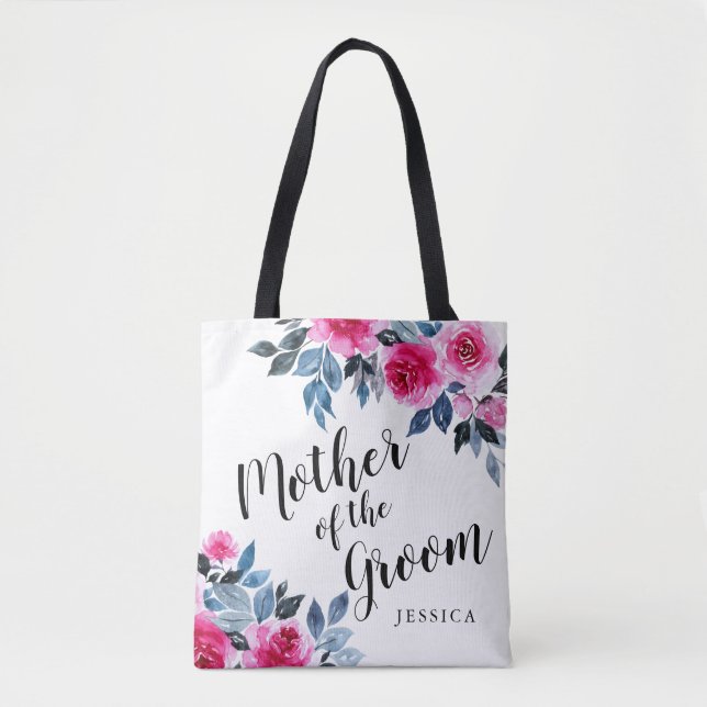 Tote Bag Aquarelle stylée Floral Mère de la chambre (Devant)