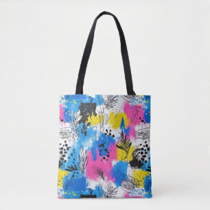Tote Bag Aquarelle vintage Floral Abstrait Motif (15)