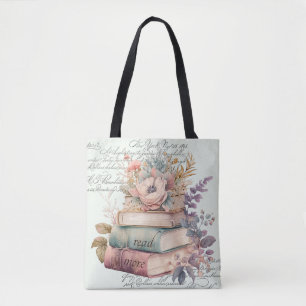 Tote Bag Aquarelle vintage Florale Lover
