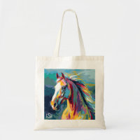 Aquarelles Illustration de la tête de cheval