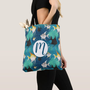 Tote Bag Aquarium Motif