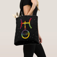 Aquarius Uranus Symbole planétaire Tie Dye étoilé