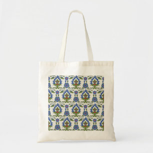 Tote Bag Arabe Traditionnel : Carrelage Iznik sans couture.