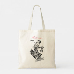 Tote Bag Arabian Belly Dancer Art Vintage Thunder_Cove