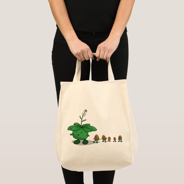Tote Bag Arabidopsis et graines (Devant (produit))