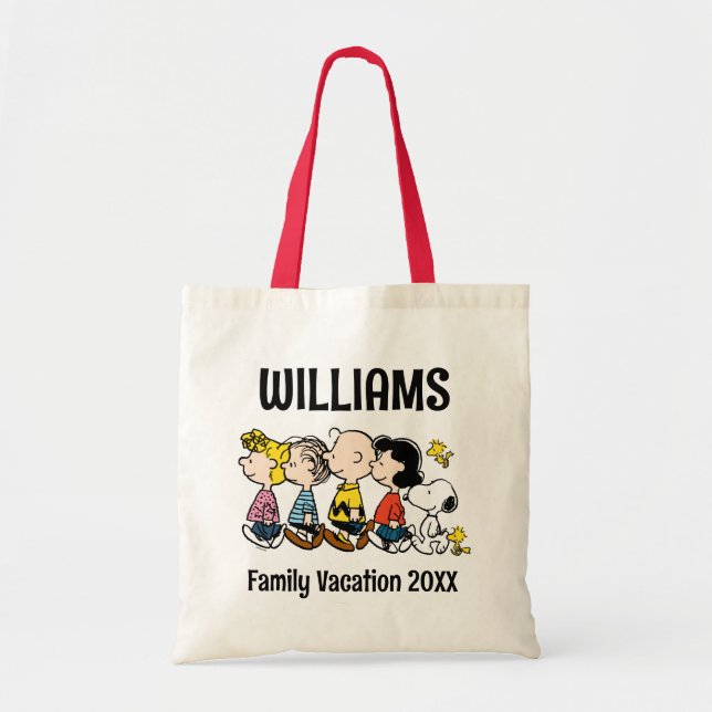 Tote Bag Arachides Gang Famille Vacances (Devant)