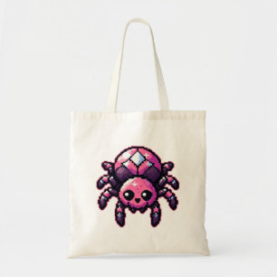 Tote Bag Araignée Pixel mignonne
