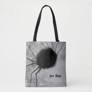 Tote Bag Araignée souriante par Odilon Redon, Halloween Vin