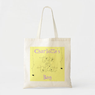 Tote Bag Araignées d'Halloween Trick Or Treat