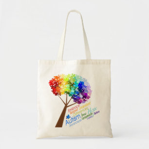 Tote Bag Arborescence de Sensibilisations sur l'autisme ave