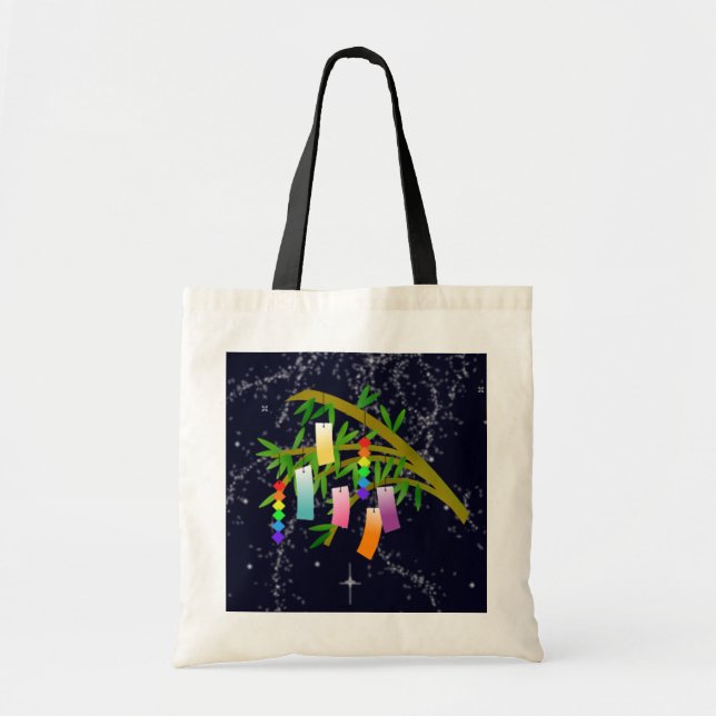 Tote Bag Arbre à souhaits de Tanabata (Devant)