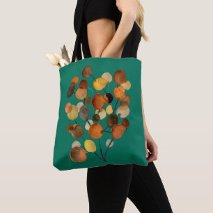 Tote Bag Arbre Abstrait brun d'automne