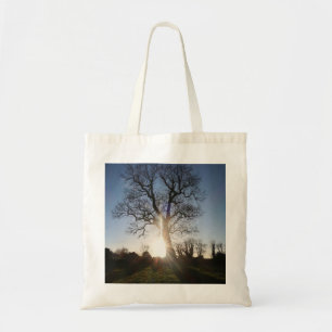 Tote Bag Arbre au coucher du soleil