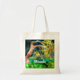 Tote Bag Arbre balayé par vent