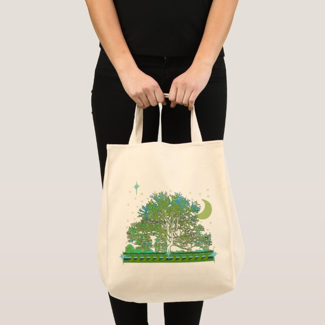 Tote Bag Arbre blues (Devant (produit))