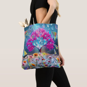 Tote Bag Arbre cristal de lumière