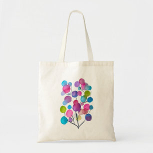Tote Bag Arbre d'art abstrait rose mignon