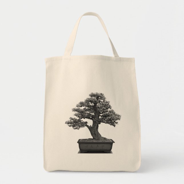 Tote Bag arbre de bonsaïs (Devant)