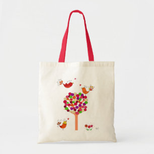 Tote Bag Arbre de bouton orange