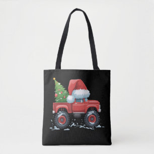 Tote Bag Arbre de camion de Noël Xmas drôle de vacances d'h