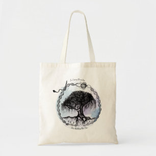 Tote Bag Arbre de déesse dans chaque direction sur violet