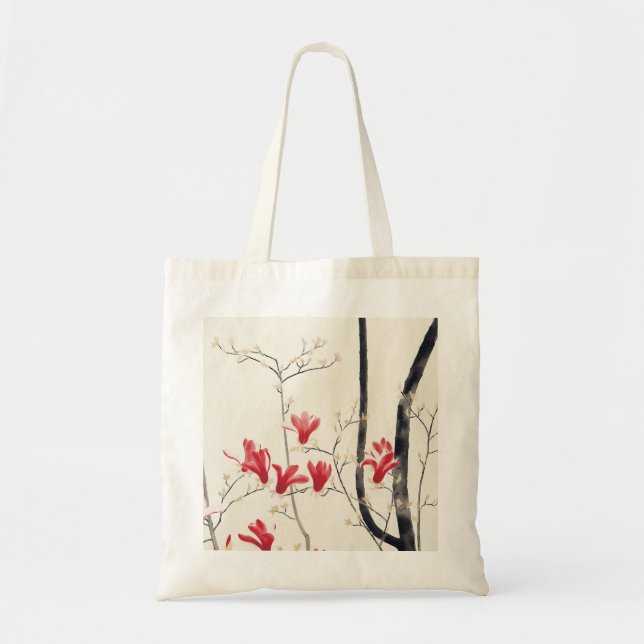 Tote Bag Arbre de Magnolia par Kobayashi Kokei, Nature Vint (Devant)