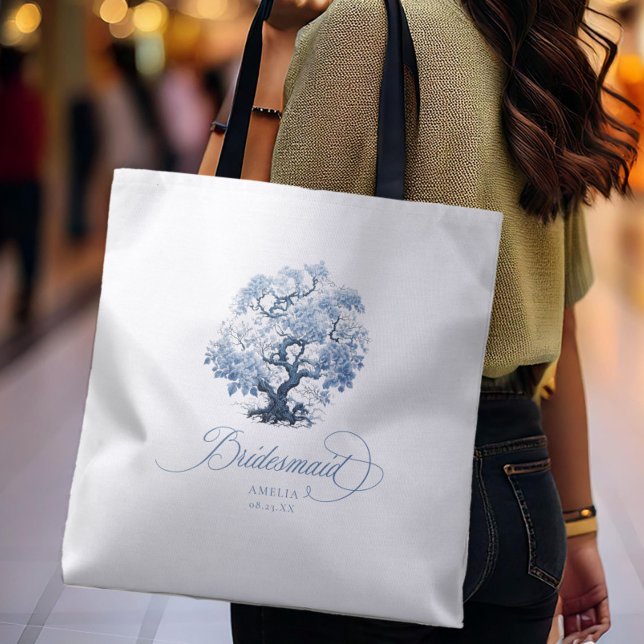 Tote Bag Arbre de mariage motif chinoiserie Demoiselle d'ho (Créateur téléchargé)
